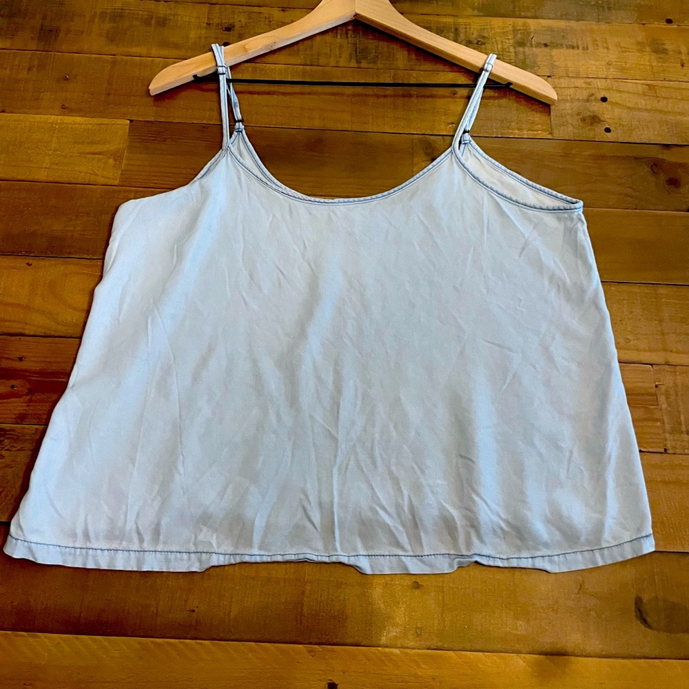 XL B.P. light blue swing top